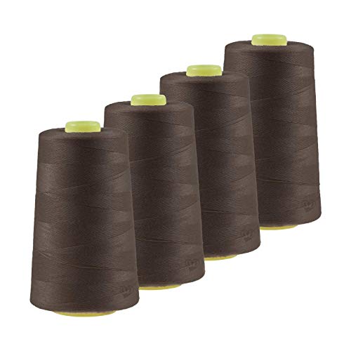 4 x 4572m Qualitäts Overlock-Garn Overlock-Nähgarn Oeko-Tex Farbe 701-740 von maDDma