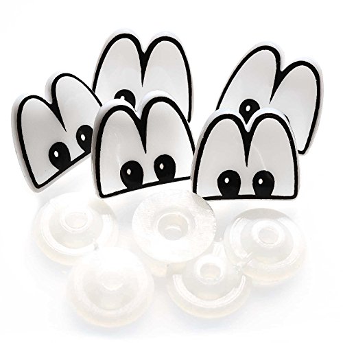 5 Sicherheits-Augen 22x24mm, Kunststoff, für Puppen Kuscheltiere Teddies Amigurumies 5 Sicherheits-Augen 22x24mm, Kunststoff, für Puppen Kuscheltiere Teddies Amigurumies von maDDma