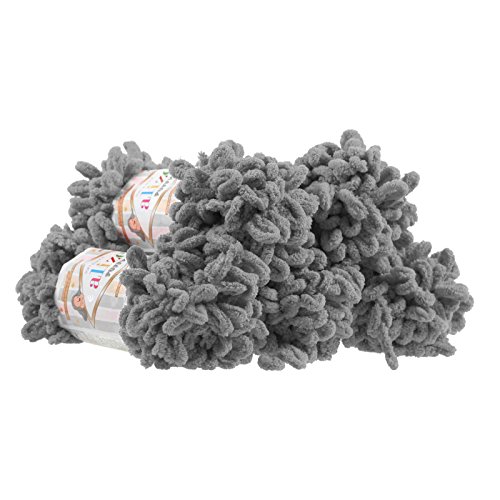 500g Strickgarn ALIZE Puffy Uni, stricken ohne Nadeln auch für Anfänger geeignet, Farbe:87 coal grey 500g Strickgarn ALIZE Puffy Uni, stricken ohne Nadeln auch für Anfänger geeignet, Farbe:87 coal grey von maDDma
