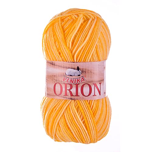 50g Farbverlaufsgarn Orion Color Strickgarn Häkelgarn Handstrickgarn mehrfarbig, Farbe:02 pastellgelb-hellgelb-mangogelb 50g Farbverlaufsgarn Orion Color Strickgarn Häkelgarn Handstrickgarn mehrfarbig, Farbe:02 pastellgelb-hellgelb-mangogelb von maDDma