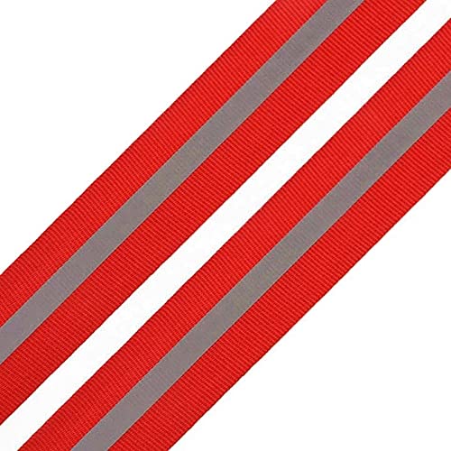 5m Reflektorband Reflexband Reflexstreifen 30mm Gurtband reflektierend Farbwahl, Farbe:rot 5m Reflektorband Reflexband Reflexstreifen 30mm Gurtband reflektierend Farbwahl, Farbe:rot von maDDma