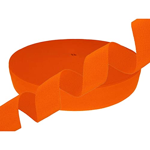 Gurtband Polyester 10m x 10mm PES Trägerband Riemen Tragband Farbwahl, Gurtband:1002 neon-orange von maDDma