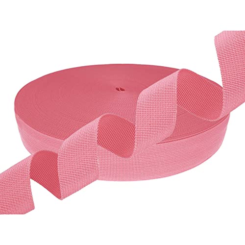 Gurtband Polyester 10m x 30mm PES Trägerband Riemen Tragband Farbwahl, Gurtband:812 rosa von maDDma