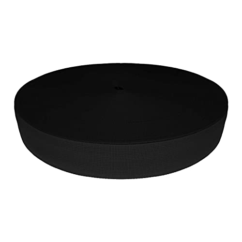 Gurtband Polyester 45m x 20mm PES Trägerband Riemen Tragband Farbwahl, Gurtband:580 schwarz Gurtband Polyester 45m x 20mm PES Trägerband Riemen Tragband Farbwahl, Gurtband:580 schwarz von maDDma