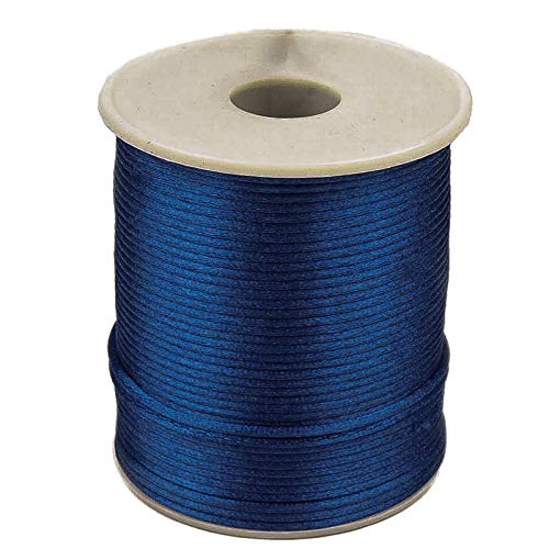 Satin-Schnur 90m x 2mm Satinkordel Schmuck-Kordel -Schnur Kumihimo Bänder Nylonschnur, Farbwahl Satin-Schnur 90m x 2mm Satinkordel Schmuck-Kordel -Schnur Kumihimo Bänder Nylonschnur, Farbwahl von maDDma