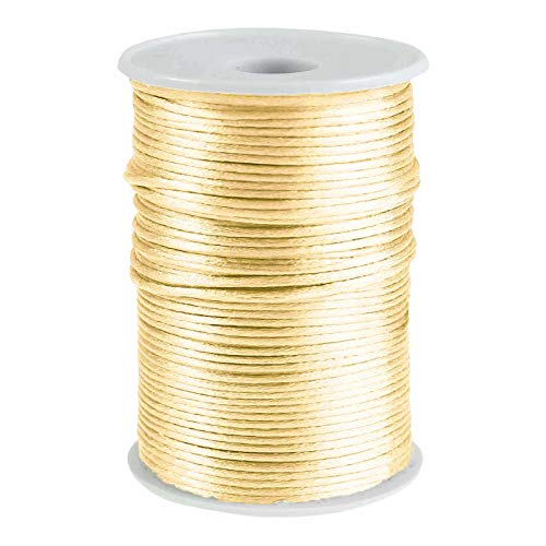 Satin-Schnur 90m x 2mm Satinkordel Schmuck-Kordel -Schnur Kumihimo Bänder Nylonschnur, Farbwahl Satin-Schnur 90m x 2mm Satinkordel Schmuck-Kordel -Schnur Kumihimo Bänder Nylonschnur, Farbwahl von maDDma