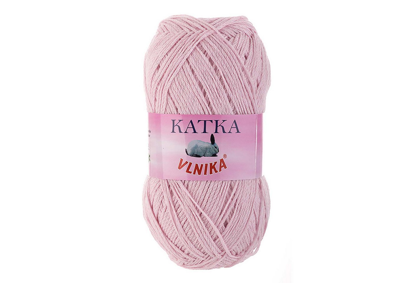 maDDma 100g Strickgarn Katka Unifarben Häkelwolle, 300 m, 406 - rosa von maDDma