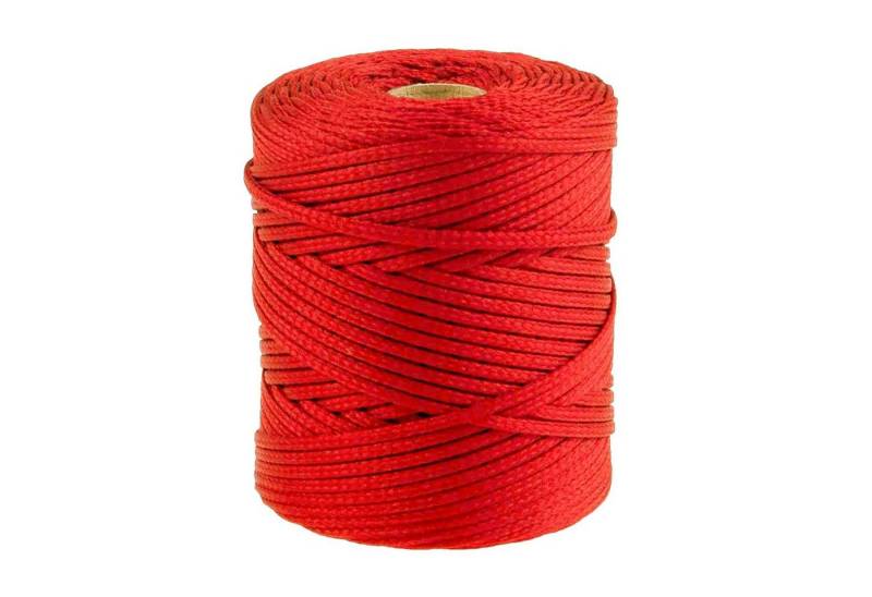 maDDma 100m Polyester-Schnur Kordel 4mm Seil, intensiv rot von maDDma