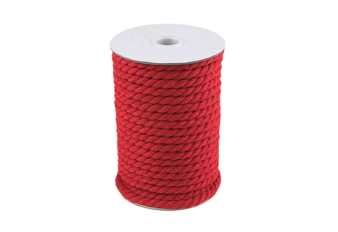 maDDma 10m Baumwollseil 12 mm gedreht Seil, rot von maDDma