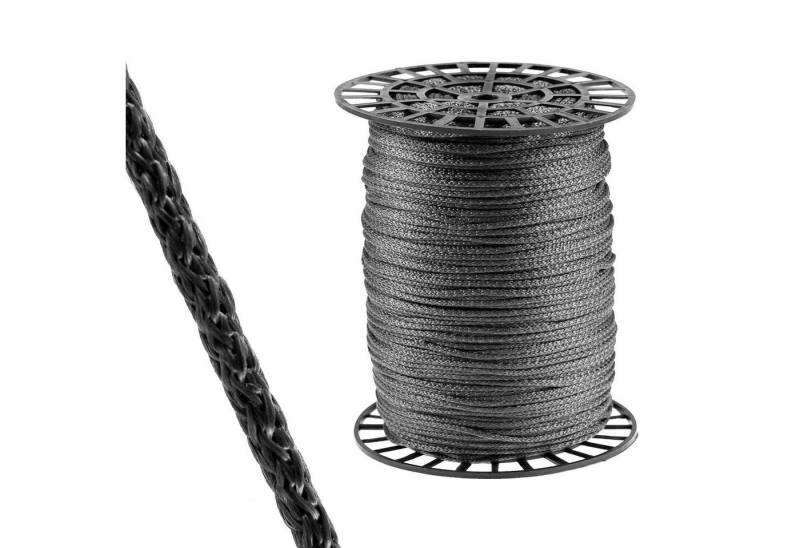 maDDma 350m Polypropylenkordel Ø 4mm auf Rolle Seil, graphitgrau maDDma 350m Polypropylenkordel Ø 4mm auf Rolle Seil, graphitgrau von maDDma