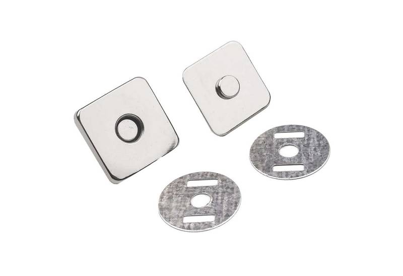 maDDma 5 Magnet-Verschlüsse 18x18mm Farbwahl - Taschen Schloss Verschluss Gurtstecker (5er Set) von maDDma