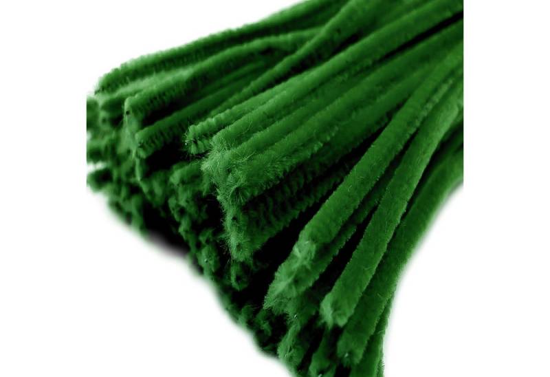 maDDma Basteldraht 20 Draht Pfeifenreiniger 6 mm Länge 30cm CHENILLE Farbe wählbar, amazonas von maDDma