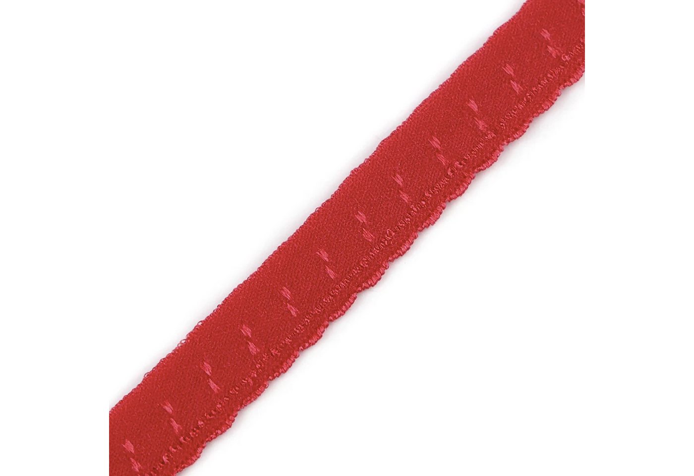 maDDma Gummiband Ziergummi ab 1m Falzgummi 10 mm elastisches Saumband, rot maDDma Gummiband Ziergummi ab 1m Falzgummi 10 mm elastisches Saumband, rot von maDDma
