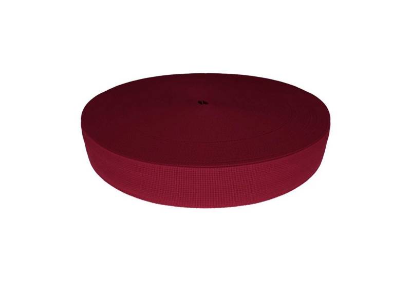 maDDma Gurtband Polyester 45m lang 20mm breit Farbwahl Rollladengurt, 059 weinrot von maDDma