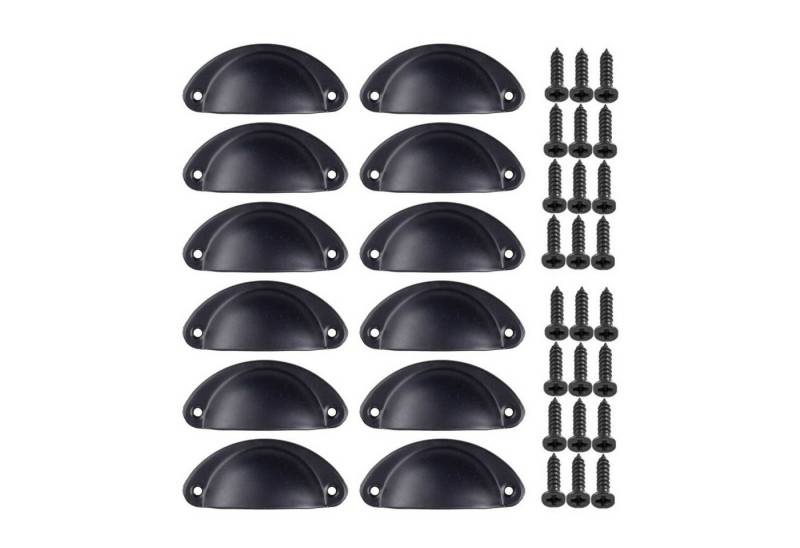 maDDma Muschelgriff 12 Muschelgriffe inkl. Schrauben 81x35mm, schwarz maDDma Muschelgriff 12 Muschelgriffe inkl. Schrauben 81x35mm, schwarz von maDDma