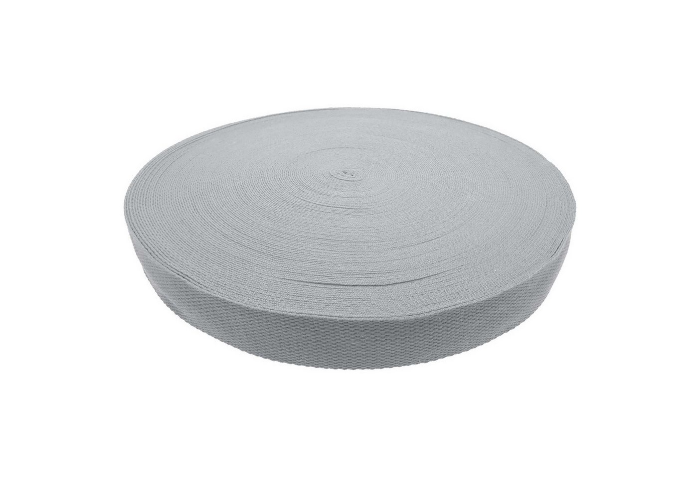 maDDma Polycotton Gurtband 45m x 38mm Tragband Taschenband Rucksackgurt Rollladengurt (Einzelrolle), 134 hellgrau von maDDma