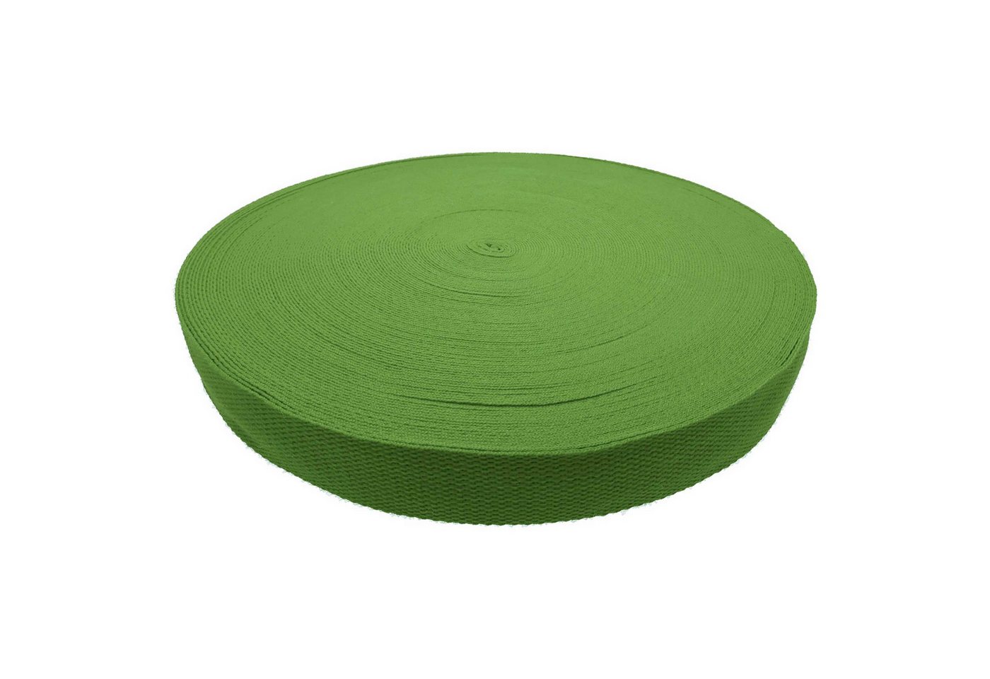 maDDma Polycotton Gurtband 45m x 38mm Tragband Taschenband Rucksackgurt Rollladengurt (Einzelrolle), 875 pistaziengrün von maDDma