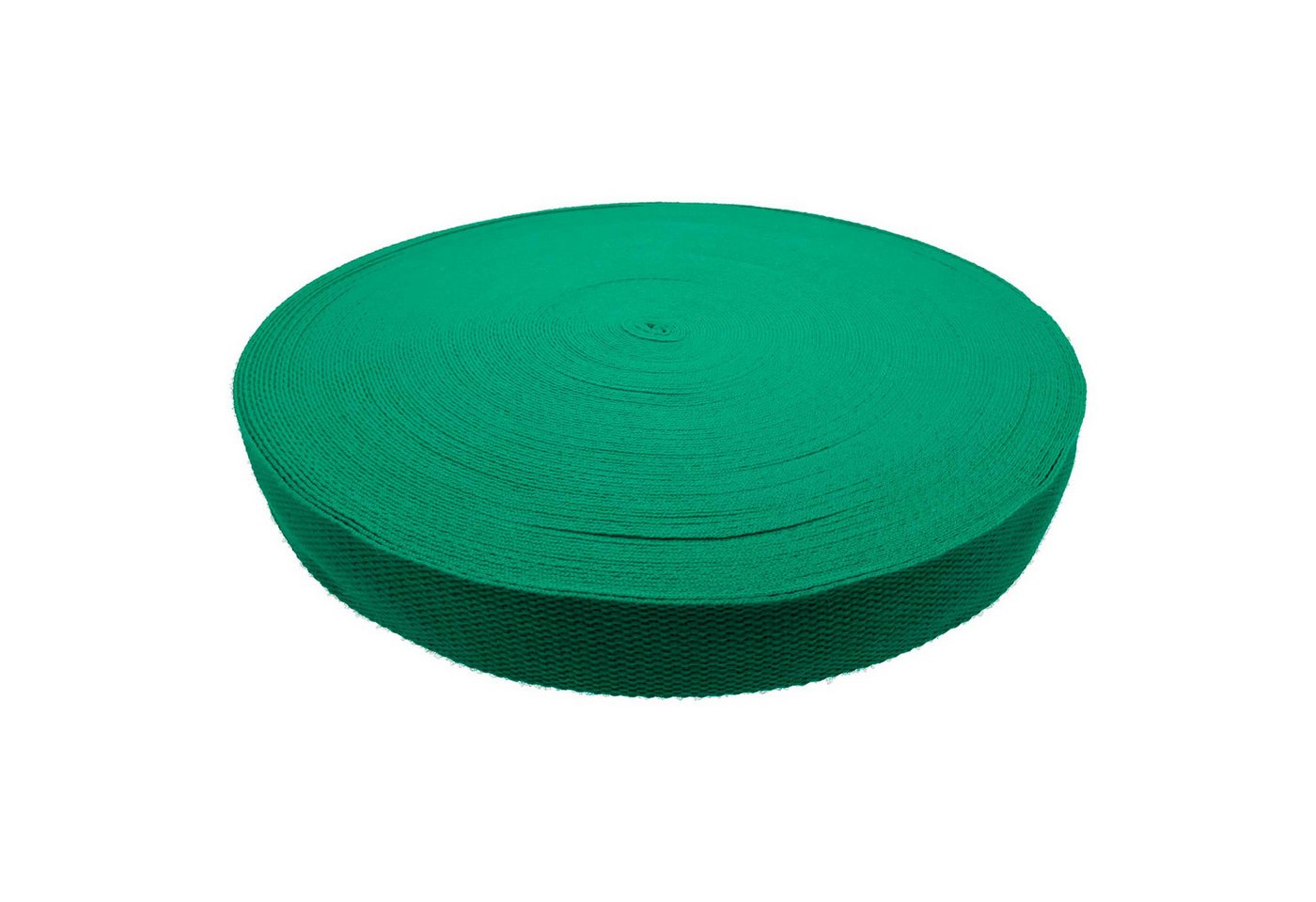 maDDma Polycotton Gurtband 45m x 38mm Tragband Taschenband Rucksackgurt Rollladengurt (Einzelrolle), 878 grün von maDDma