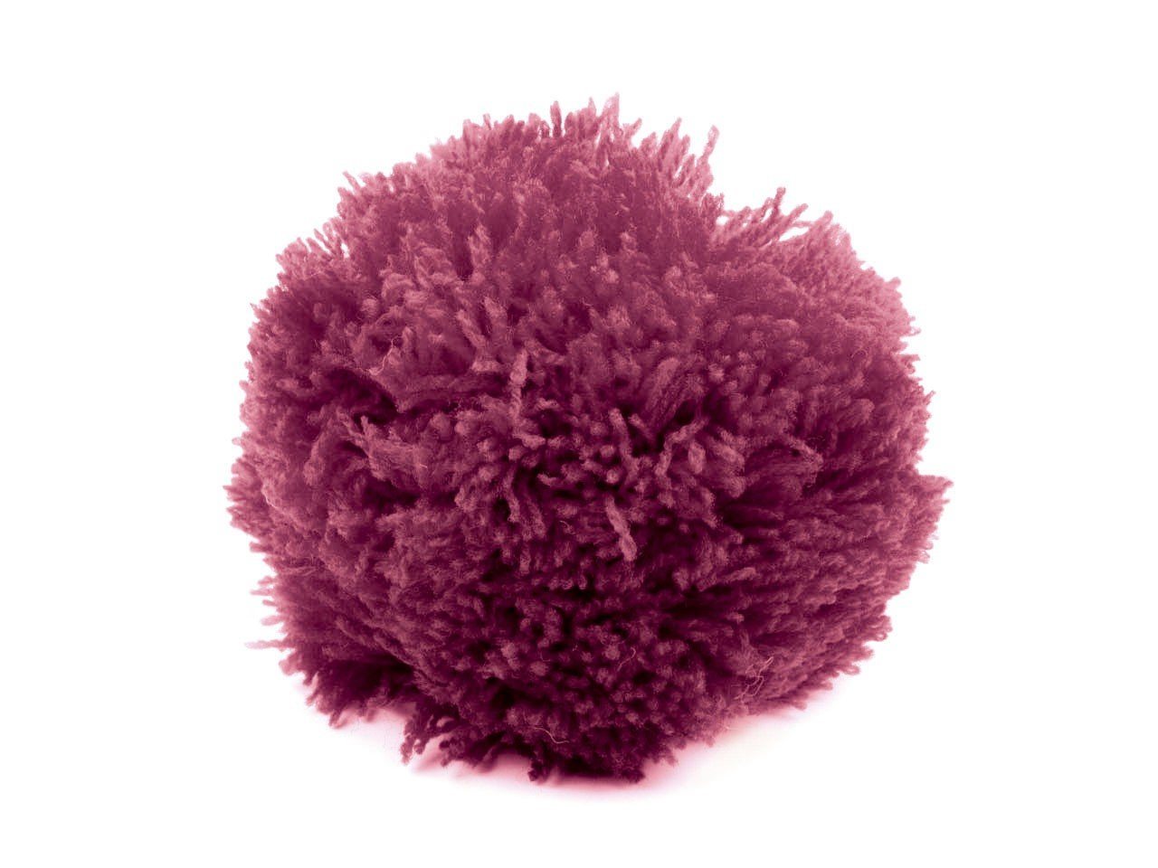 maDDma Pompon 2 Bommeln / Wollbommeln / Pompon, 7cm (2 Stück), violett von maDDma