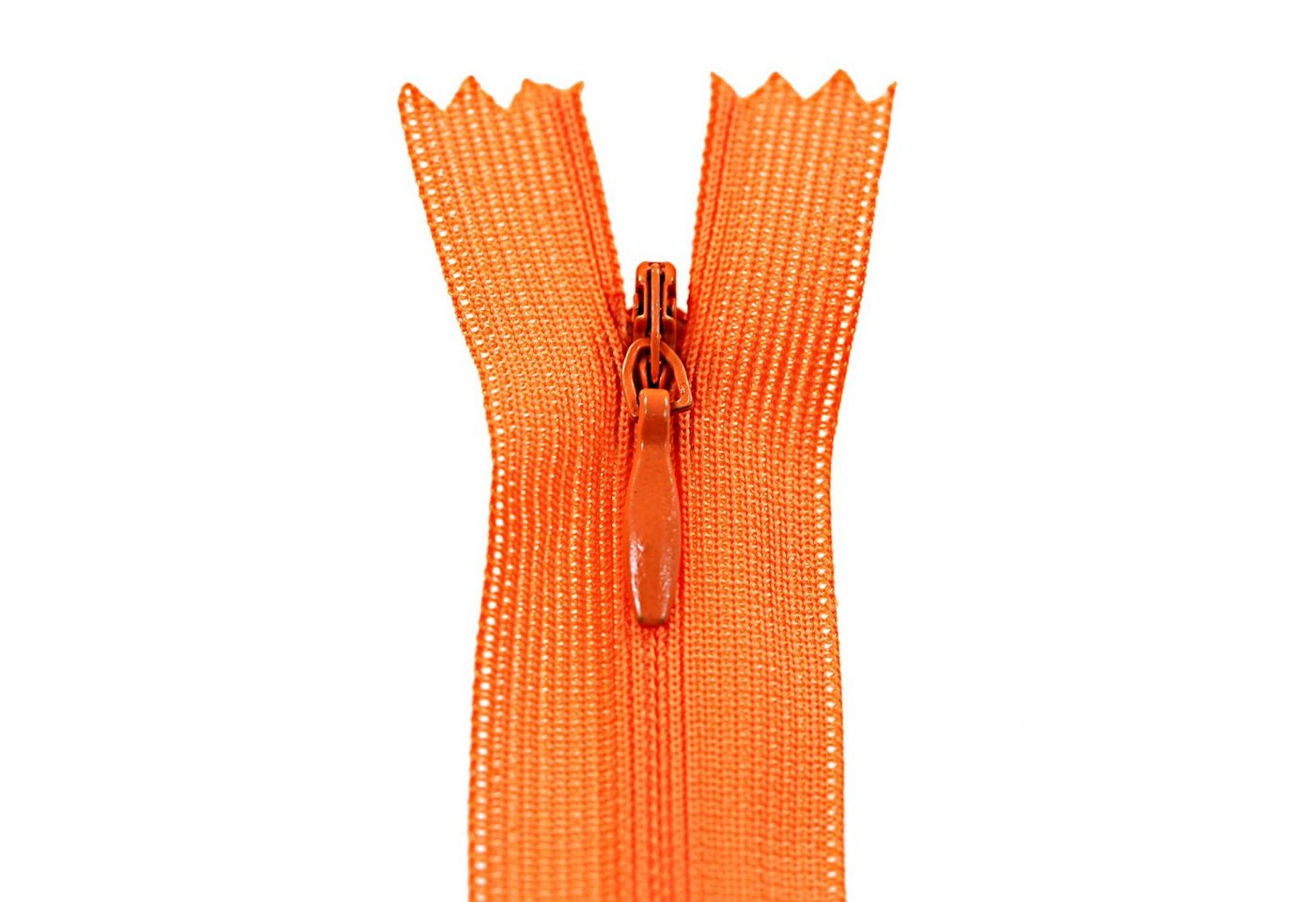 maDDma Reißverschluss 1 Reißverschluss spiral verdeckt, 18cm, unteilbar, unsichtbar, 158 flame orange von maDDma