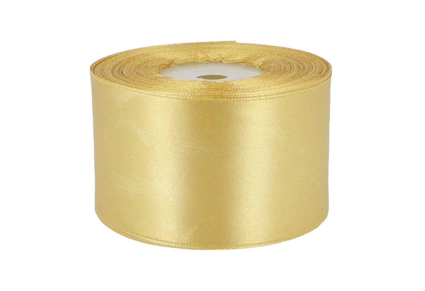 maDDma Satinband 27m Satinband 50mm Geschenkband Dekoband Verpackungsband, hellgold maDDma Satinband 27m Satinband 50mm Geschenkband Dekoband Verpackungsband, hellgold von maDDma