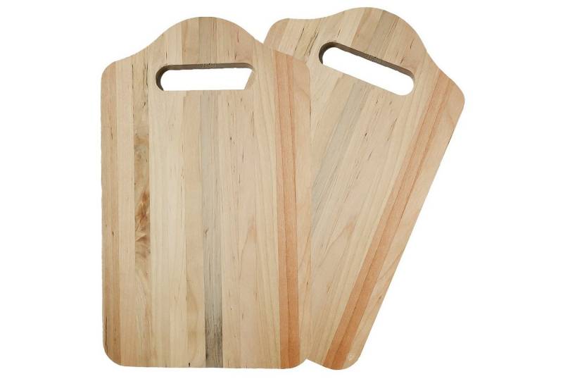 maDDma Schneidebrett 2 Schneidebretter aus Holz, Holz, (Variante 1), Variante 1 von maDDma