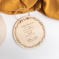 Mama Dich Gibt Es Nur Einmal - Personalisiertes Holzschild von maberyDE