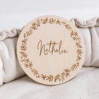 Personalisiertes Namensschild "Kranz" von maberyDE