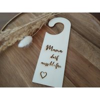Geschenk Mama Türschild von maclinohandmade