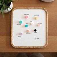 Magnete Minimalistisch Bunt Magnetwand von maclinohandmade
