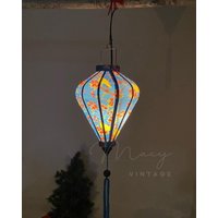 Wasserdichte Laterne, Blumenmuster, Stoff 15, Größe 35 cm - Hauslampen, Terrassendekoration, Verwendung Im Freien von macynvintage