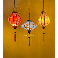 Set 3 Stück Hoi An Wasserdichte Laternen - Größe 35 cm Hauslampen, Dekoration Für Die Hochzeit, Außenbereich von macynvintage