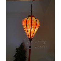 Wasserdichte Laterne, Blumenmuster, Stoff 1, Größe 35 cm - Hauslampen, Terrassendekoration, Verwendung Im Freien von macynvintage