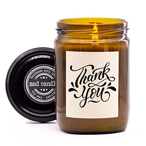 Mad Candle Duftkerze mit Spruch | Thank You | Geschenke für Frauen | Kerze zum Verschenken an Freunde & Familie | Geburtstagskerze Mad Candle Duftkerze mit Spruch | Thank You | Geschenke für Frauen | Kerze zum Verschenken an Freunde & Familie | Geburtstagskerze von mad candle