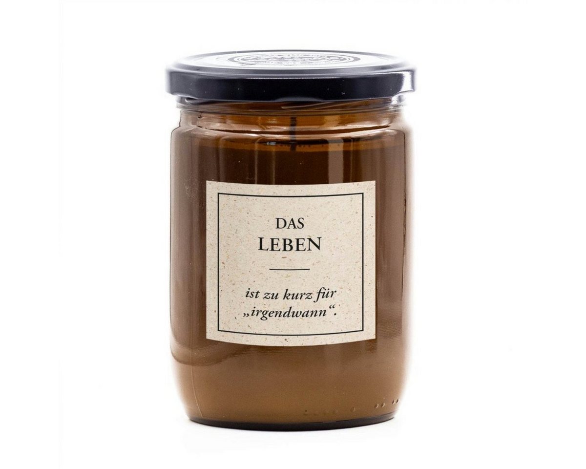 madCandle Duftkerze Das Leben - 360g (1-tlg), Brenndauer Bis zu 60 Stunden, Duftkerze Floral, Frisch, Fruchtig von madCandle