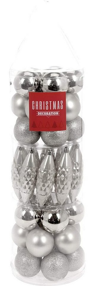made2trade Christbaumschmuck Kugel-Set (40-tlg), verschiedene Farben von made2trade