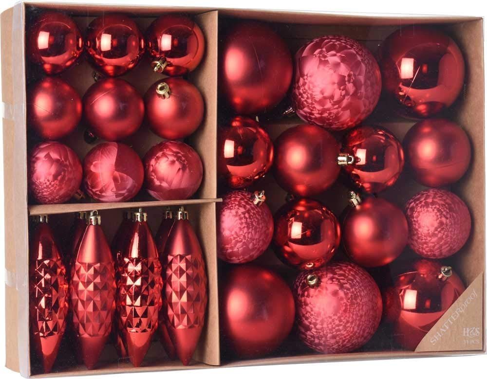 made2trade Christbaumschmuck Kugeln (31-tlg), in verschiedenen Farben von made2trade