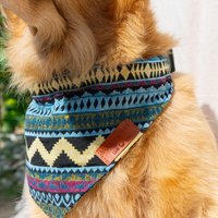 Boho Hunde Hundehalstuch Bandana Für Klein Und Groß in Verschiedenen Größen Halsband von madebynami