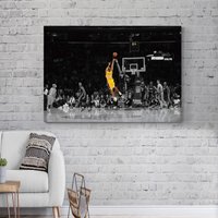 Kobe Bryant Leinwand, Wandkunst, Wanddekor, Leinwandbild, Moderne Wandkunst von madebysrk