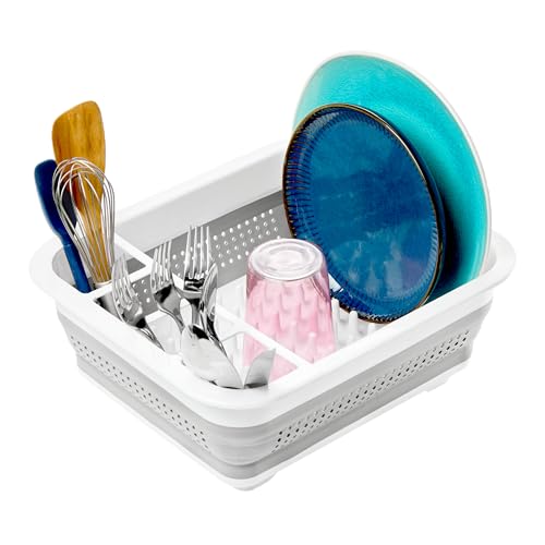 madesmart 18110 Abtropfgestell ausziehbar Kunststoff Weiß 37 x 22 x 5 cm von madesmart