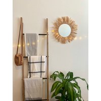 Handgefertigter Runder Spiegel Für Die Wand | 53 cm Durchmesser von madetobezen