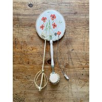 Mohnblumen Schlüsselbrett/Ordnungshelfer Küchendeko Wandhaken Schmuckhalter von madevaholzliebe