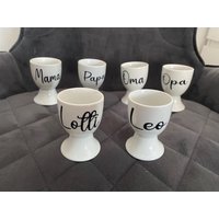Personalisierte Eierbecher Aus Porzellan von madewithloveabm