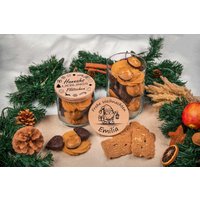 Keksdose Personalisiert Mit Namen Und Holzdeckel, Geschenk Zur Weihnachten, Weihnachtsplätzchen, Weihnachtsgeschenk Dankeschön, Vorratsglas Keksdose Personalisiert Mit Namen Und Holzdeckel, Geschenk Zur Weihnachten, Weihnachtsplätzchen, Weihnachtsgeschenk Dankeschön, Vorratsglas von madewithlovebymadita