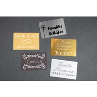 Klingelschild, Türschild, Haustürschild, Namensschild, Briefkastenschild, Personalisiert Mit Gravur von madewithlovebymadita