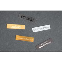 Personalisiertes Klingelschild, Türschild, Haustürschild, Namensschild, Briefkastenschild Mit Deiner Wunschgravur von madewithlovebymadita