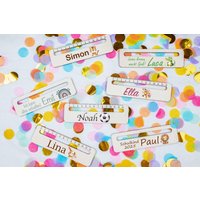 Premium Lesehilfe Mit Namen Personalisiert Und Wunschmotiven - Perfekt Zum Schulanfang Einschulung Schulkind 2025 Einschulungsgeschenk von madewithlovebymadita