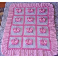 Gehäkelte Baby-Mädchen-Decke Afghan 3D Schmetterlinge Für Stubenwagen Oder Krippe Perfekt Schmetterling-Kinderzimmer, Babyparty Neugeborenen Gehäkelte Baby-Mädchen-Decke Afghan 3D Schmetterlinge Für Stubenwagen Oder Krippe Perfekt Schmetterling-Kinderzimmer, Babyparty Neugeborenen von madewithlovebysuzieq