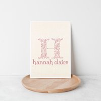 Floral Baby Name Stickerei, Individuell Gesticktes Babygeschenk, Kinderzimmer Monogramm Wandkunst, Personalisierte Wandkunst Floral Baby Name Stickerei, Individuell Gesticktes Babygeschenk, Kinderzimmer Monogramm Wandkunst, Personalisierte Wandkunst von madlywish