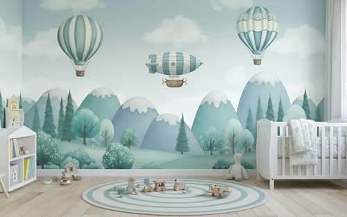 Vlies Fototapete Kinderzimmer – Berge & Heißluftballons Motiv – Hochwertige Flizelintapete, Reißfest & Atmungsaktiv – Wanddeko fürs Babyzimmer Zauberhafte Berge & Heißluftballons Vlies Fototapete Kinderzimmer – Berge & Heißluftballons Motiv – Hochwertige Flizelintapete, Reißfest & Atmungsaktiv – Wanddeko fürs Babyzimmer Zauberhafte Berge & Heißluftballons von madras24